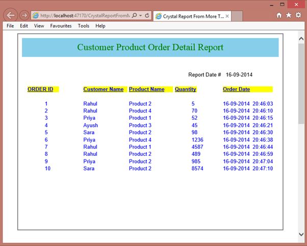 Run your Application